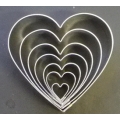 Heart set of 7 - 9322